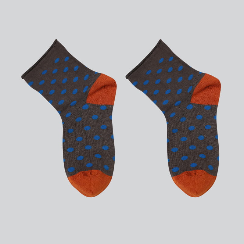 Moda Dot Spun Silk Jacquard Super Soft Lady Socks