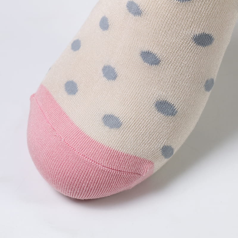 Moda Dot Spun Silk Jacquard Super Soft Lady Socks