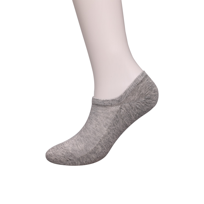 Meias femininas ultrafinas penteadas de algodão, náilon e elastano de meia malha lisa costuradas à mão WSD1673