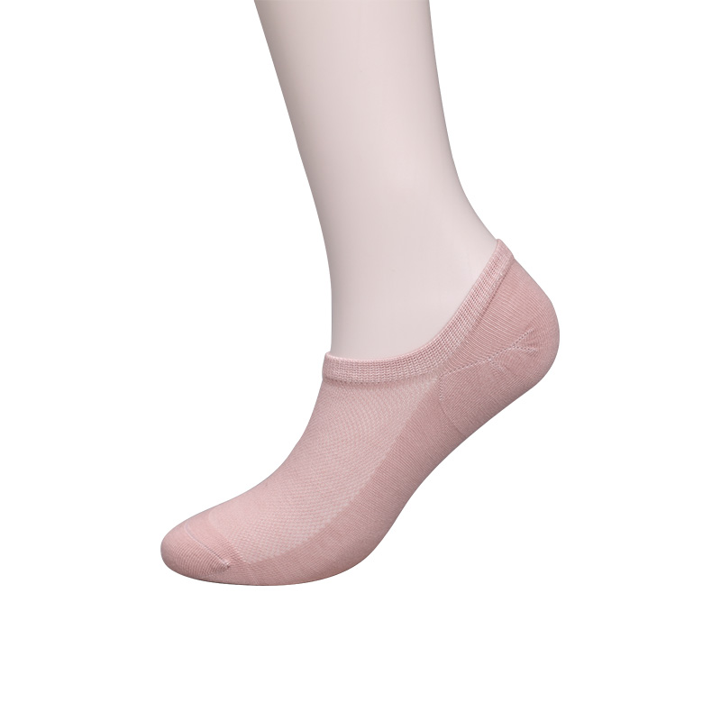 Meias femininas ultrafinas penteadas de algodão, náilon e elastano de meia malha lisa costuradas à mão WSD1673