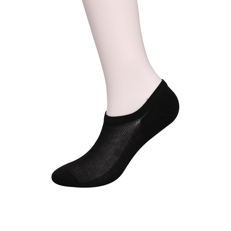 Meias femininas ultrafinas penteadas de algodão, náilon e elastano de meia malha lisa costuradas à mão WSD1673