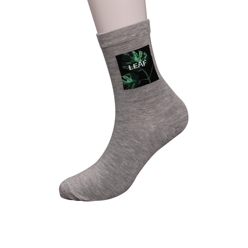 Meias masculinas de nylon de seda fiadas macias, imitação de elastano, estampa 3D, jacquard, costuradas à mão, outono e inverno WSD2850