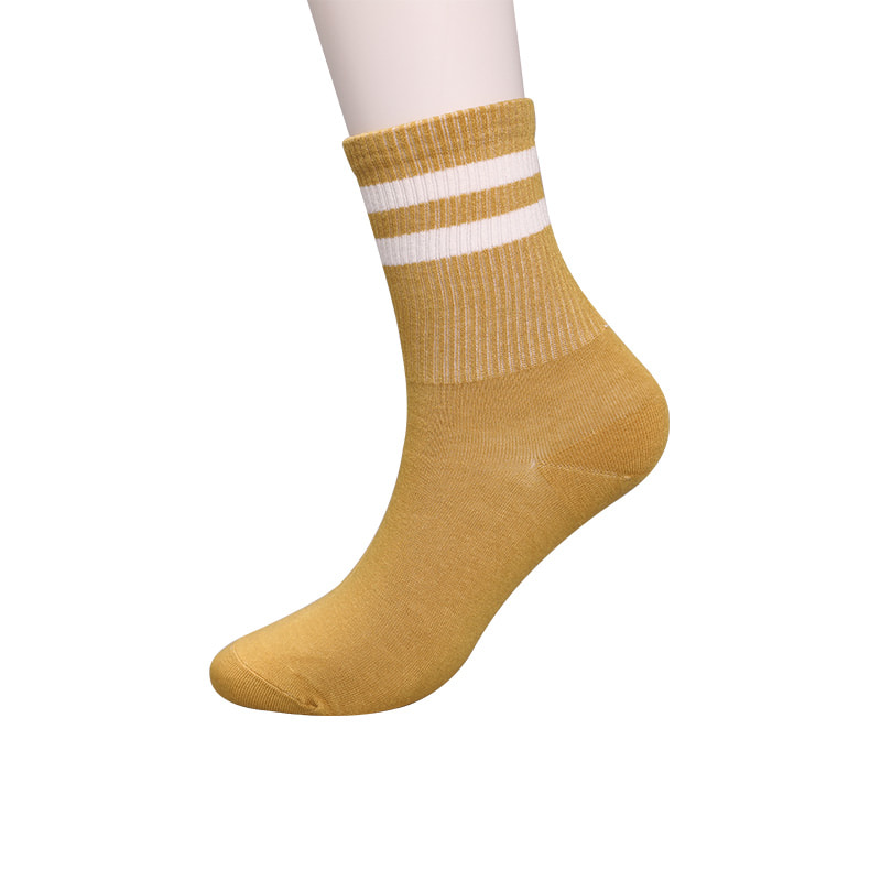 Nylon de seda macio coberto com amônia 2 tiras horizontais e meias femininas reforçadas costuradas à mão WSD1536