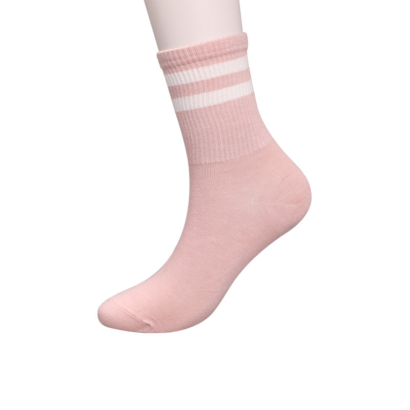 Nylon de seda macio coberto com amônia 2 tiras horizontais e meias femininas reforçadas costuradas à mão WSD1536