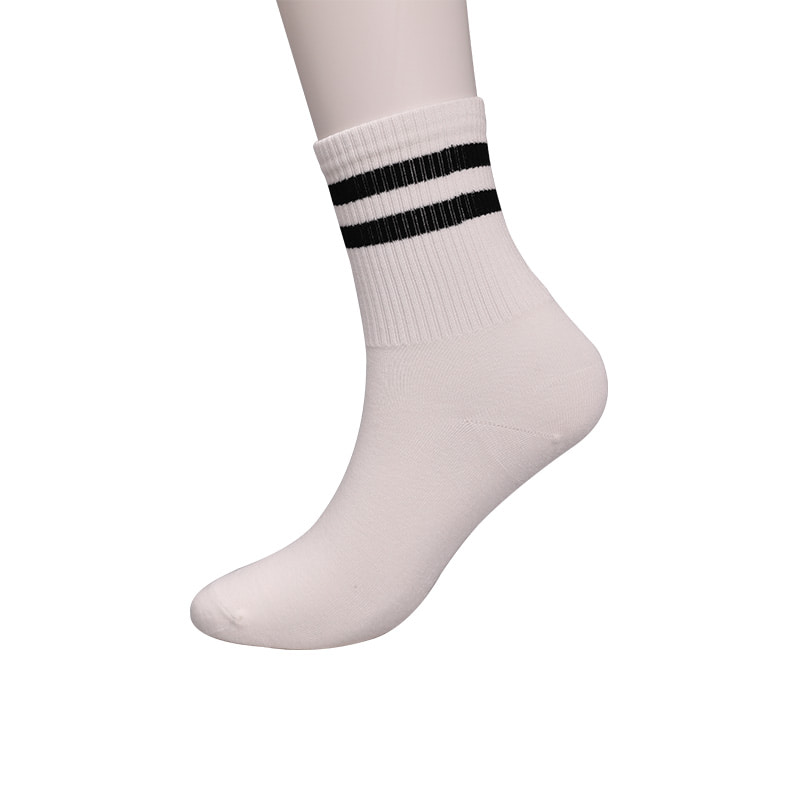 Nylon de seda macio coberto com amônia 2 tiras horizontais e meias femininas reforçadas costuradas à mão WSD1536