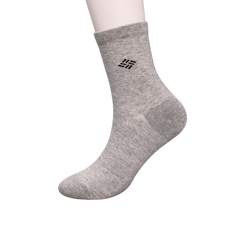 Meias de algodão penteado envoltas em amônia 98% fio de algodão pequeno jacquard costurado à mão outono e inverno meias masculinas WSD2581