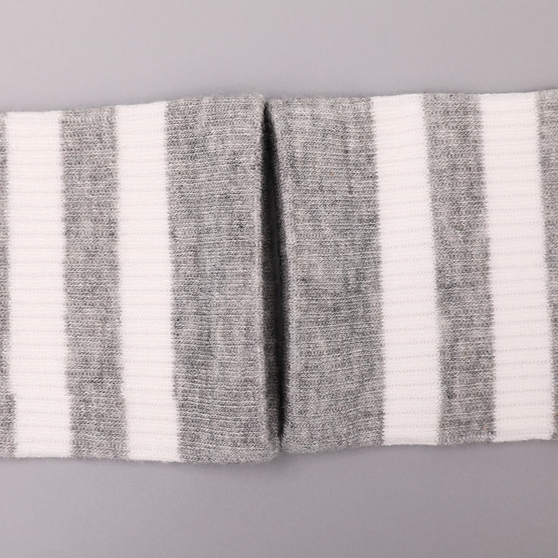 Nylon de seda macio coberto com amônia 2 tiras horizontais e meias femininas reforçadas costuradas à mão WSD1536