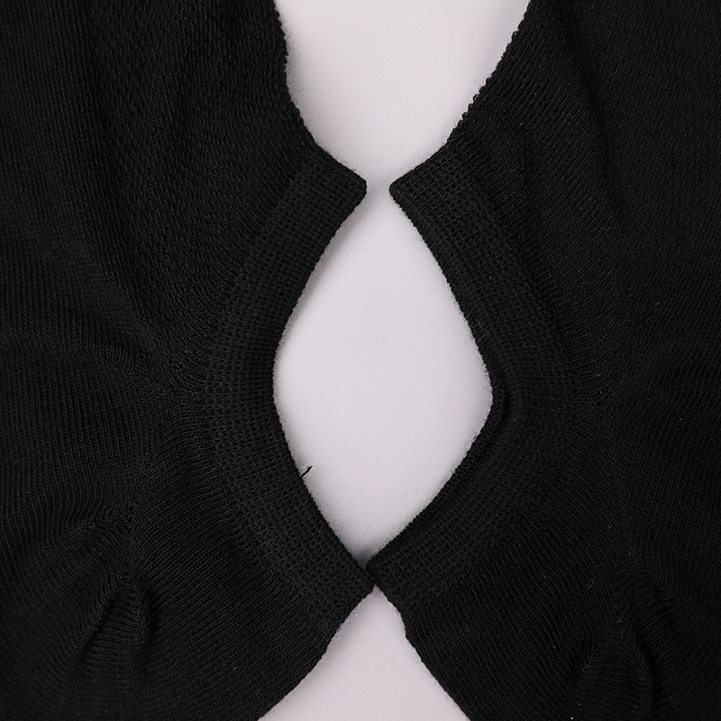 Meias femininas ultrafinas penteadas de algodão, náilon e elastano de meia malha lisa costuradas à mão WSD1673