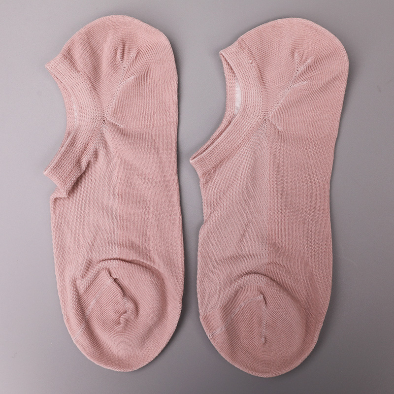 Meias femininas ultrafinas penteadas de algodão, náilon e elastano de meia malha lisa costuradas à mão WSD1673