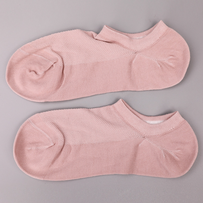 Meias femininas ultrafinas penteadas de algodão, náilon e elastano de meia malha lisa costuradas à mão WSD1673