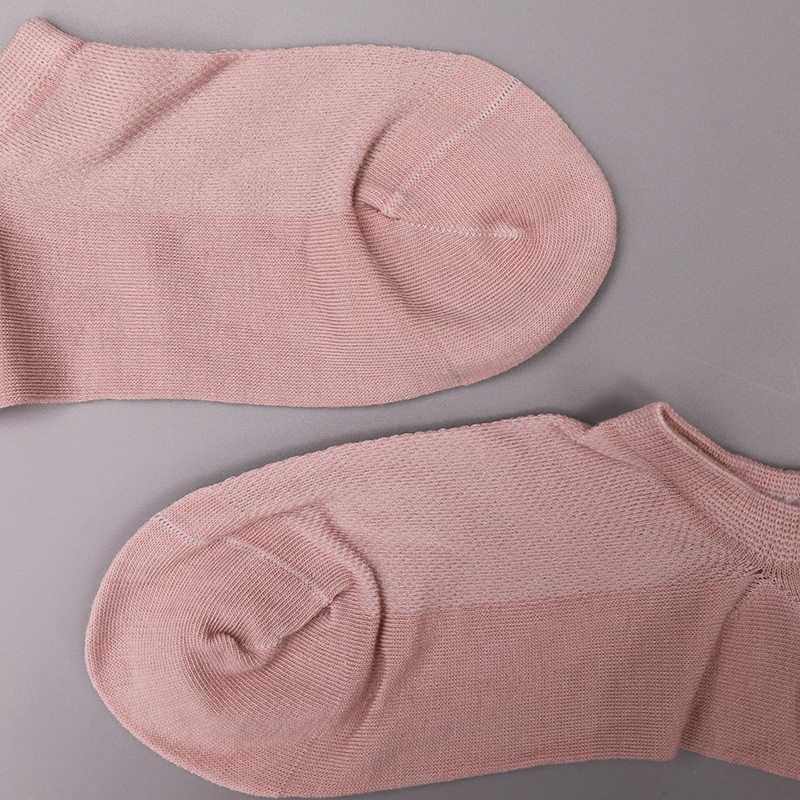 Meias femininas ultrafinas penteadas de algodão, náilon e elastano de meia malha lisa costuradas à mão WSD1673