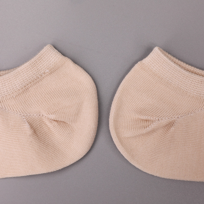 Meias femininas ultrafinas penteadas de algodão, náilon e elastano de meia malha lisa costuradas à mão WSD1673