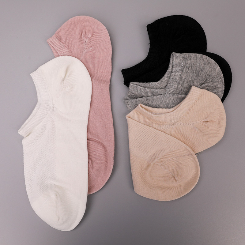 Meias femininas ultrafinas penteadas de algodão, náilon e elastano de meia malha lisa costuradas à mão WSD1673