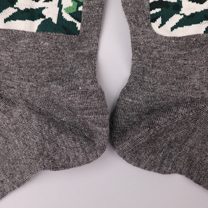 Meias masculinas de nylon de seda fiadas macias, imitação de elastano, estampa 3D, jacquard, costuradas à mão, outono e inverno WSD2850