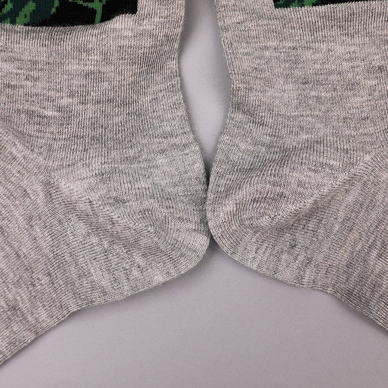 Meias masculinas de nylon de seda fiadas macias, imitação de elastano, estampa 3D, jacquard, costuradas à mão, outono e inverno WSD2850