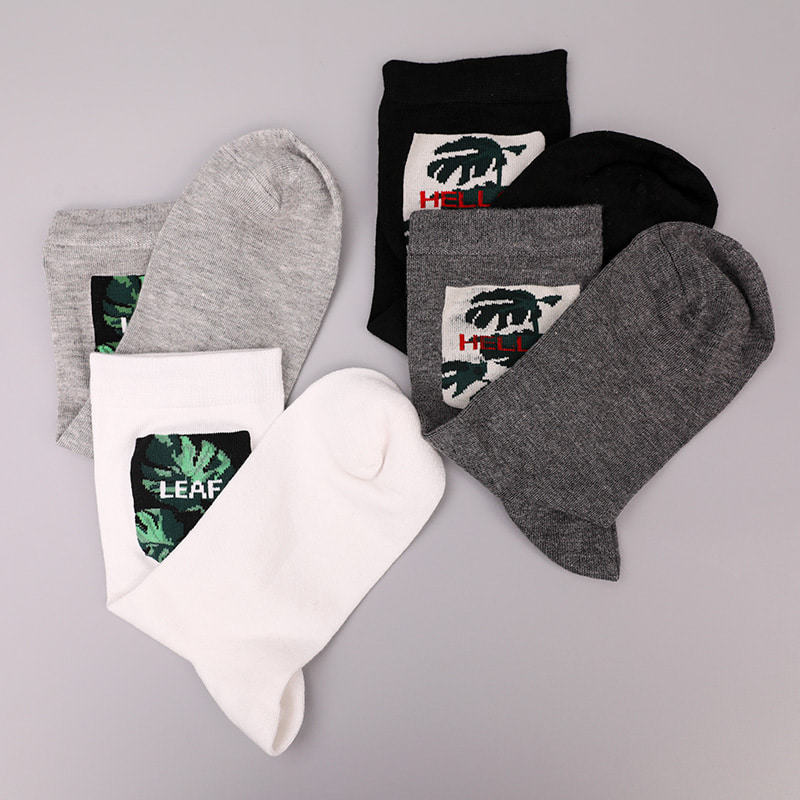 Meias masculinas de nylon de seda fiadas macias, imitação de elastano, estampa 3D, jacquard, costuradas à mão, outono e inverno WSD2850