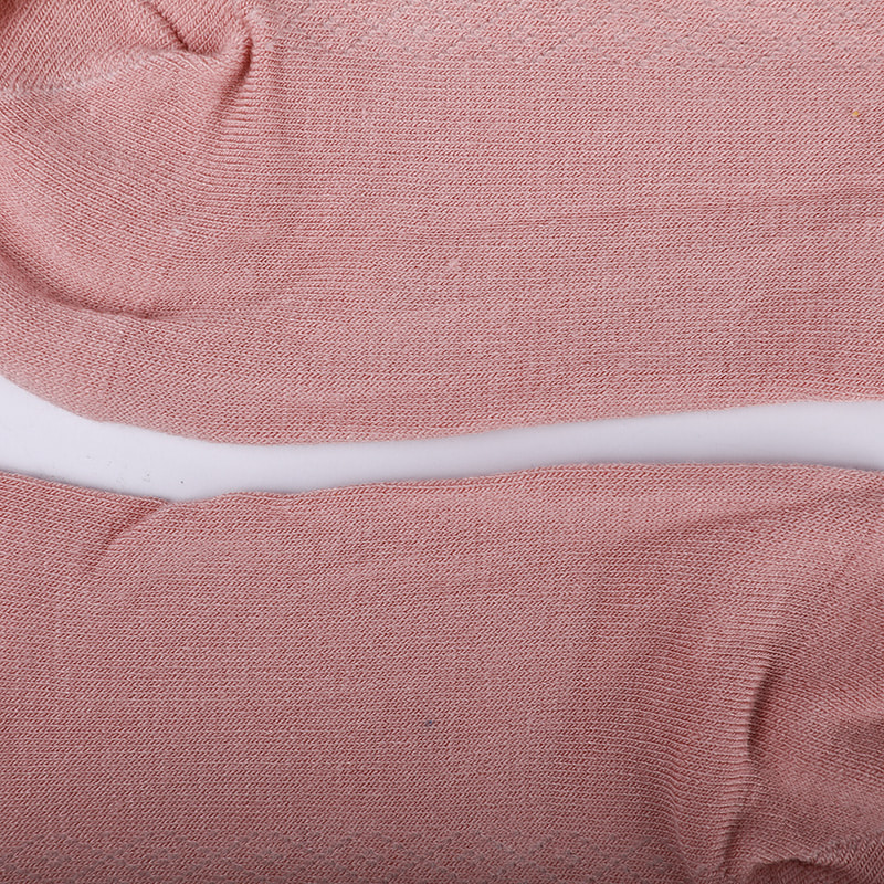 Bolsa de nylon de fibra de bambu macia, meias femininas casuais finas e pequenas de diamante, meias femininas costuradas à mão WSD1689