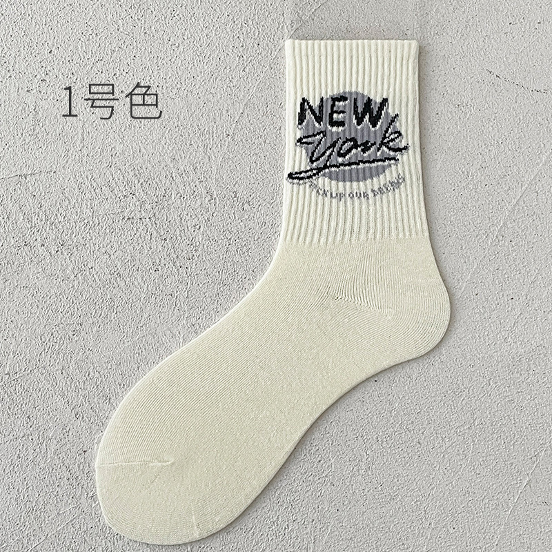 Oem Moq Fast Sample Designer Casual Logotipo Personalizado Mens Algodão Jacquard Crew Socks