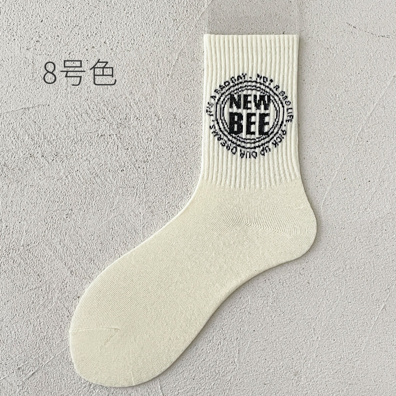 Oem Moq Fast Sample Designer Casual Logotipo Personalizado Mens Algodão Jacquard Crew Socks